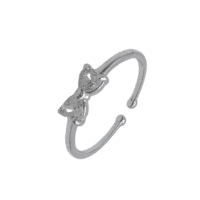 Anel Falange Laço Zirconia